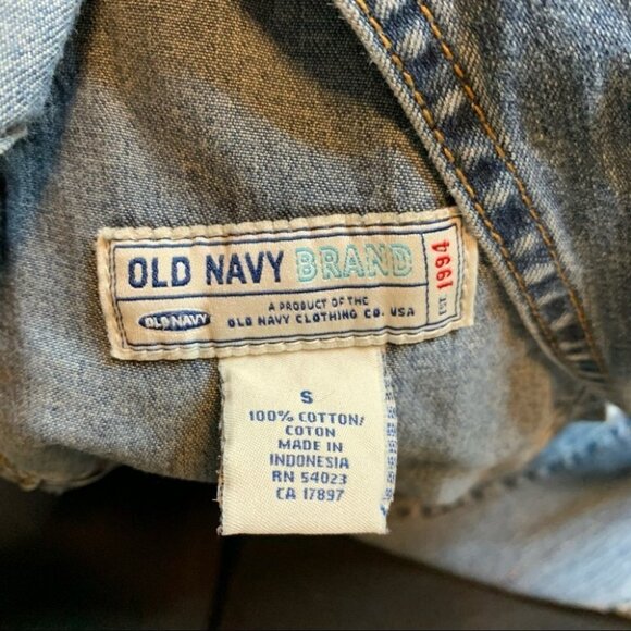 Y2k vintage Old Navy Overalls Size Small - Picture 3 of 9